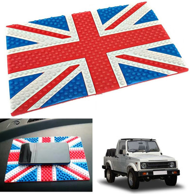 PEEPS STORE Rubber Tray Mat For  Maruti Suzuki Gypsy(Red, Blue)
