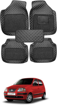 Arnejaa Leatherite 7D Mat For  Hyundai Santro Xing(Black)