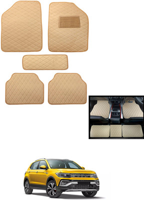 MATIES Leatherite Standard Mat For  Volkswagen Taigun(Beige)