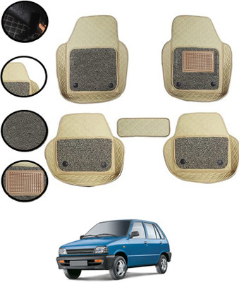 AYW Leatherite 7D Mat For  Maruti Suzuki 800(Beige)