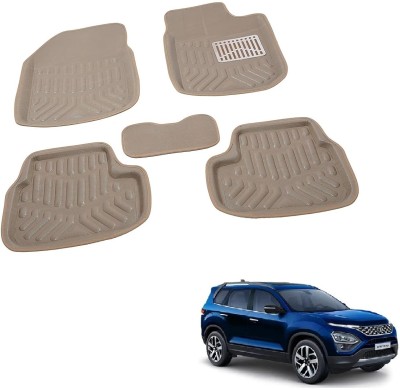 ROSHNEER ENTERPRISES PVC 3D Mat For  Tata Safari(Beige)