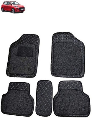 FF TRADERS Leather 7D Mat For  Hyundai Grand i10 Nios(Black)