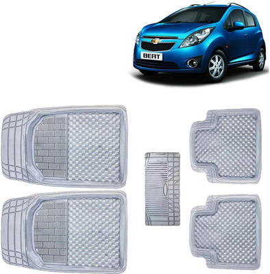 Kingsway PVC Tray Mat For  Chevrolet Beat(Clear)