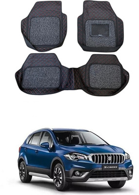 Autocom Leatherite 7D Mat For  Maruti Suzuki Universal For Car(Red, Black)