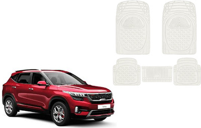 Autorepute Rubber Standard Mat For  Kia Seltos(White)
