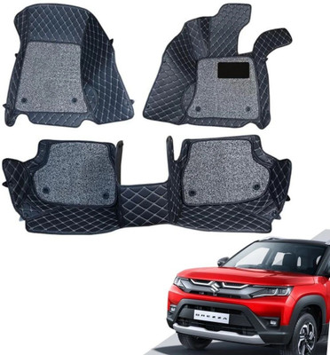 TOFIT ENTERPRISE Leatherite 7D Mat For  Maruti Suzuki New Brezza(Black)