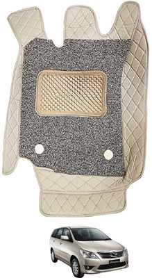 Euro Care Leatherite 7D Mat For  Toyota Innova(Beige)