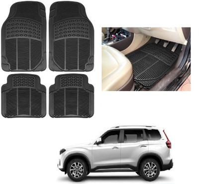 ROSHNEER ENTERPRISES Rubber Standard Mat For  Mahindra Scorpio N (7 Seater)(Black)
