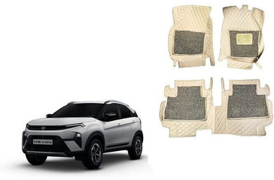 Autorepute Leather 7D Mat For  Tata Nexon(Beige)