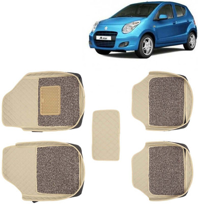 Kingsway Leatherite 7D Mat For  Maruti Suzuki A-Star(Beige)