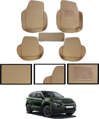 ABJD Leatherite 7D Mat For  Tata Universal For Car(Beige)