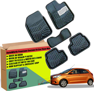 Autowhrib Plastic 3D Mat For  Ford Figo(Black)