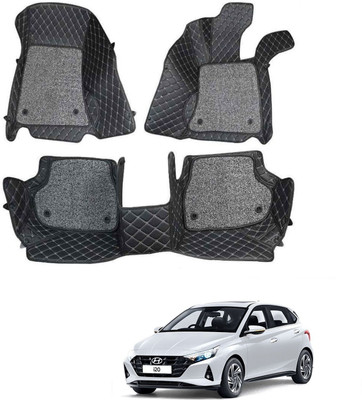 TOFIT ENTERPRISE Leatherite 7D Mat For  Hyundai i20(Black)