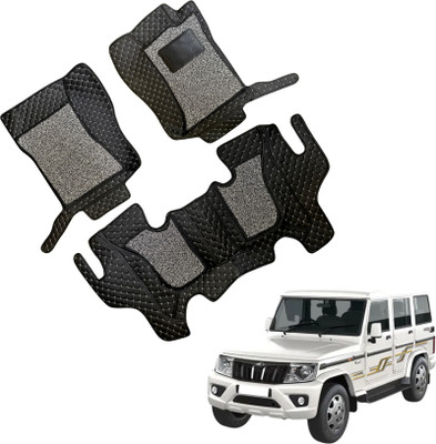 Mecarnic Leatherite 7D Mat For  Mahindra Bolero(Black)