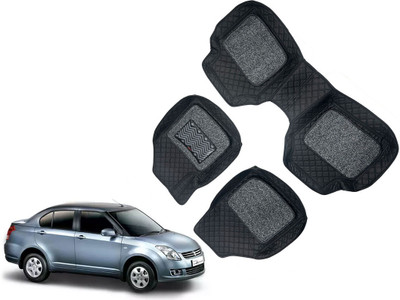 AUTO PEARL Leatherite 7D Mat For  Maruti Swift Dzire(Black)