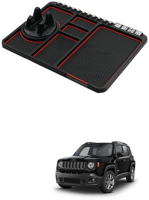 LOVMOTO Plastic Tray Mat For  Jeep Universal For Car(Multicolor)
