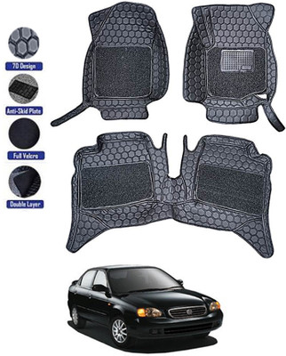 MATIES Leatherite 8D Mat For  Maruti Suzuki Baleno(Black)