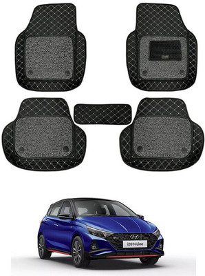 TOFIT ENTERPRISE Leatherite 7D Mat For  Hyundai Universal For Car(Black)