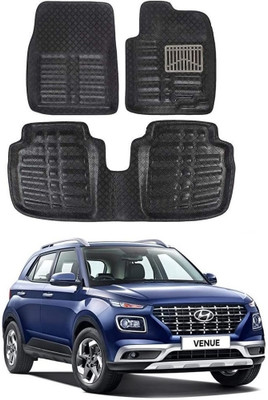 arneja trading company Polyutherine 3D Mat For  Hyundai Venue(Black)