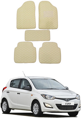 MATIES Leatherite Standard Mat For  i20(Beige)