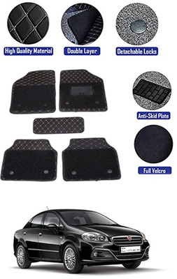 MATIES PVC 7D Mat For  Toyota Linea(Black)