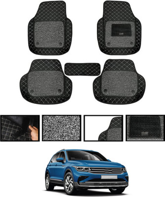 monolive Leatherite Tray Mat For  Volkswagen Tiguan(Black)