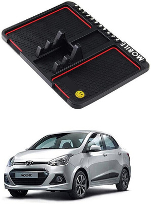 GS Grow n Shine Rubber Standard Mat For  Hyundai Xcent(Black)