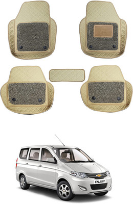 RKPSP Leatherite 7D Mat For  Chevrolet Enjoy(Beige)