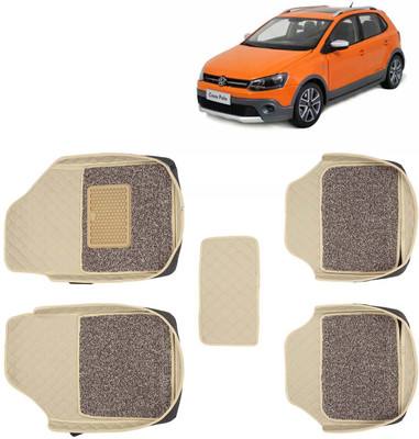 Kingsway Leatherite 7D Mat For  Volkswagen Polo Cross(Beige)