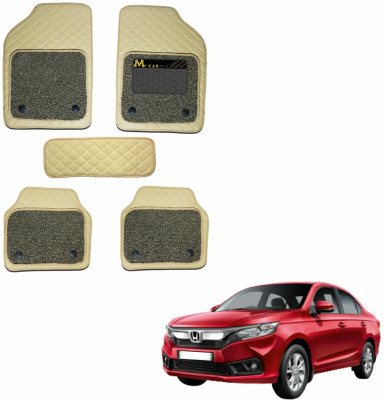 TOFIT ENTERPRISE Leatherite 7D Mat For  Honda Universal For Car(Beige)