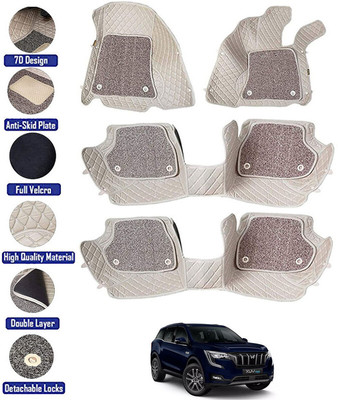 RKPSP Leatherite 7D Mat For  Mahindra Universal For Car(Beige)