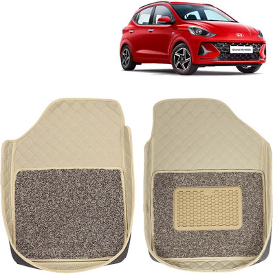 Kingsway Leatherite 7D Mat For  Hyundai Grand i10 Nios(Beige)