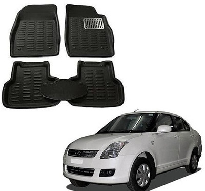 SLSHILPA Plastic 3D Mat For  Maruti Suzuki Swift Dzire(Black)