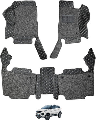 Auto Hub Leatherite 7D Mat For  Tata Nexon EV(Black)