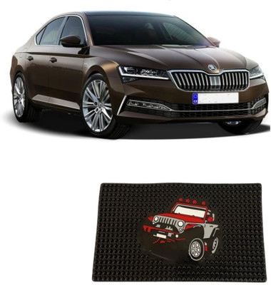 arneja trading company Rubber Standard Mat For  Skoda Superb(Black)