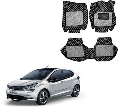 Autorepute Leather 7D Mat For  Tata Altroz(Black)