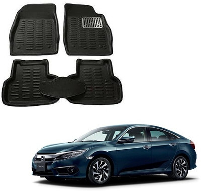 SLSHILPA Plastic 3D Mat For  Honda Civic(Black)