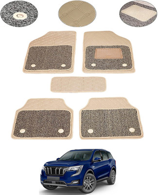 MSNP Leatherite 7D Mat For  Mahindra Universal For Car(Beige)