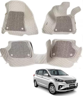 ARNEJA Leatherite 7D Mat For  Maruti Suzuki Ertiga(Beige)