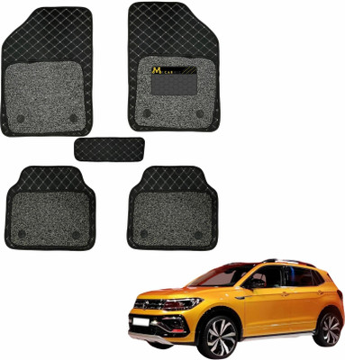 Mecarnic Leatherite 7D Mat For  Volkswagen Taigun(Black)