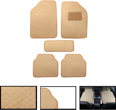 AYW Leatherite Standard Mat For  Universal For Car(Beige)