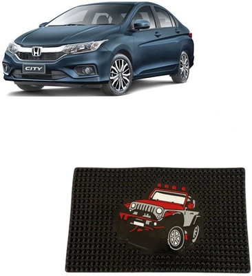 Arnejaa Rubber Standard Mat For  Honda City i-Vtec(Black)