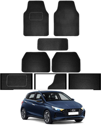 ABJD Fabric Standard Mat For  Hyundai i20(Black)