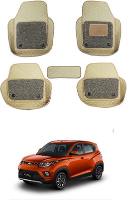 MATIES Leatherite 7D Mat For  Mahindra Universal For Car(Beige)