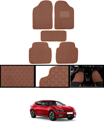CCMM Leatherite Standard Mat For  Kia EV6(Brown)