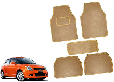 AUTO PEARL Polyester Standard Mat For  Maruti Swift(Beige)