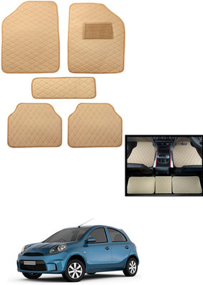 MATIES Leatherite Standard Mat For  Nissan Micra Active(Beige)
