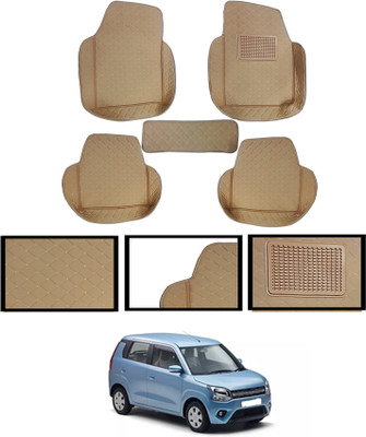 MSNP Leatherite 7D Mat For  Maruti Suzuki WagonR(Beige)