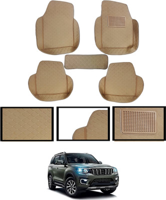 AYW Leatherite 7D Mat For  Mahindra Universal For Car(Beige)