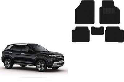 Autorepute Rubber Standard Mat For  Hyundai Creta(Black)